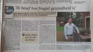 Interview Telegraaf 6 September