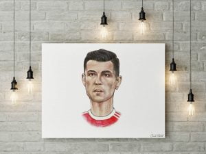 Preview portrettekening Cristiano Ronaldo